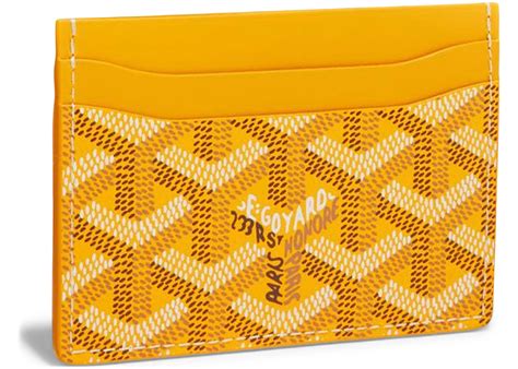 goyard card case colors|Goyard st sulpice card holder.